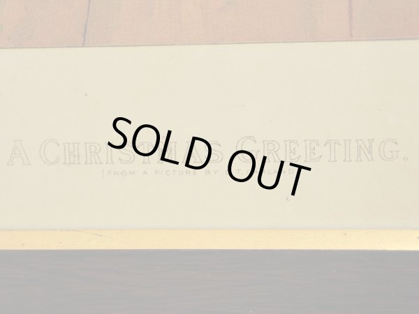 画像3: 絵　少女" A Christmas Greeting"/ Charles Trevor Garland画 (3)