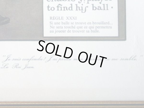 画像5: 絵　（Rules of Golf XXXI） (5)