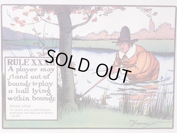 画像2: 絵　（Rules of Golf XXXII） (2)