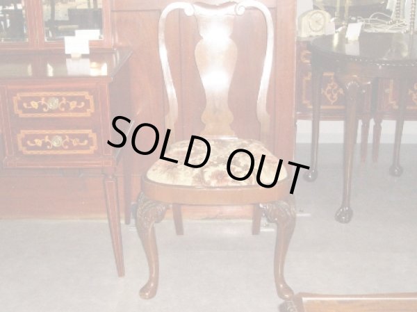 画像5: クイーンアン チェア ウォルナット (5)