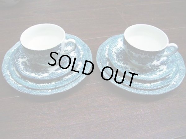画像2: イノック　ウェッジウッド（Enoch Wedgewood) ティー　４ピース　２客セット (2)