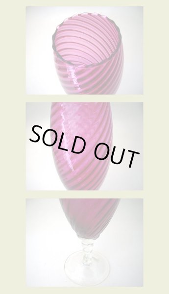 画像2: バーズ（花器）　クランベリー (2)