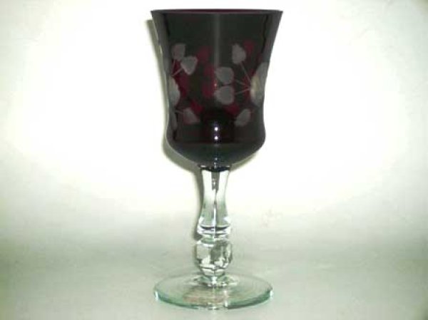 画像3: ボヘミアン　ルービー　カットガラス　(6個セット） (3)