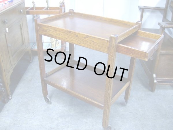 画像3: ティー トローリー 引き出し付 (3)