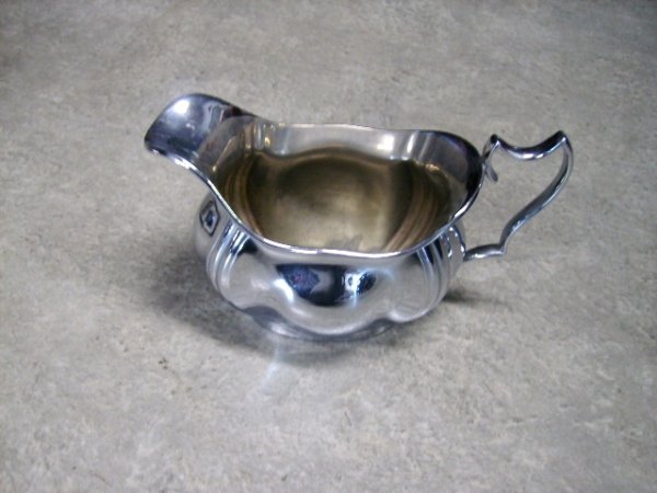 画像3: シルバープレート ポット&シュガーポット&ミルクジャグ 3点セット (3)