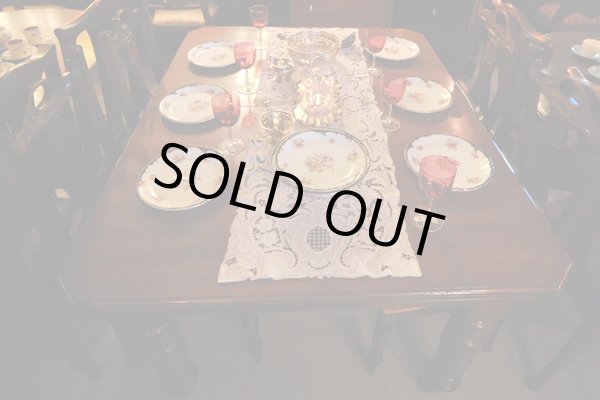 画像2: ダイニングテーブル　マホガニー (2)