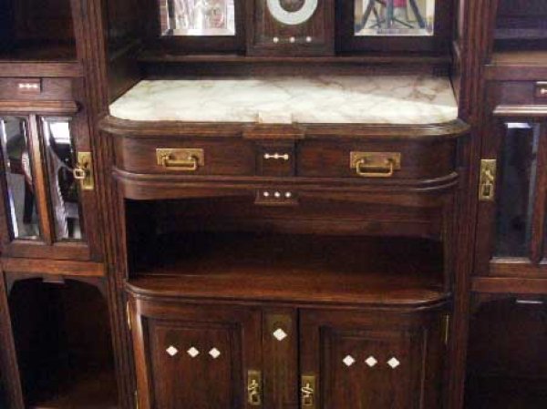 画像3: キャビネット フレンチ アールデコ  (小) (3)