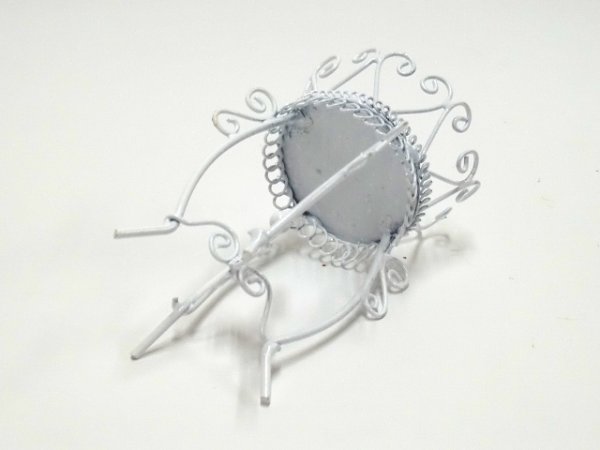 画像5: 花台 ジャルディニエール、ワイヤー　 (5)