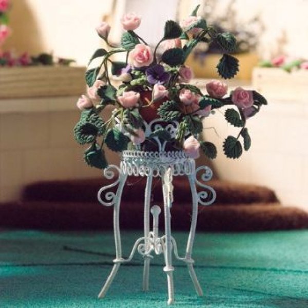 画像6: 花台 ジャルディニエール、ワイヤー　 (6)