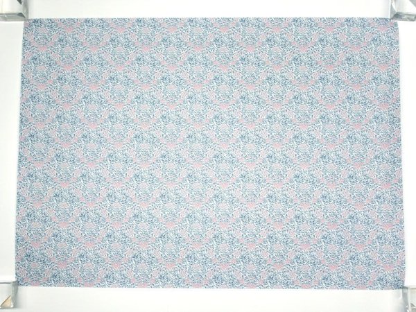 1/12サイズのドールハウス用ミニチュア壁紙　42cm x 60cmです