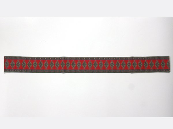 画像2: 階段用カーペット　レッド・モチーフ (2)