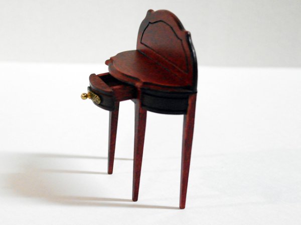 画像3: 半円テーブル　マホガニー (3)