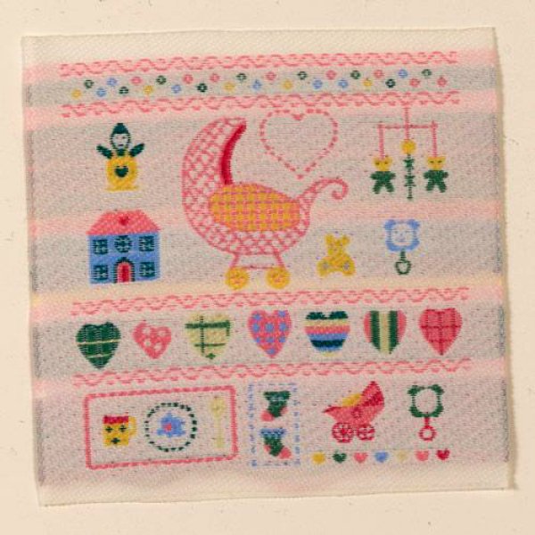 画像1: 女の子用　刺繍　モチーフ (1)