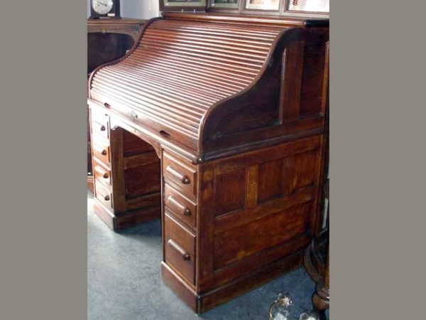 画像2: ダービーデスク(Derby Desk) ロールトップデスク (2)