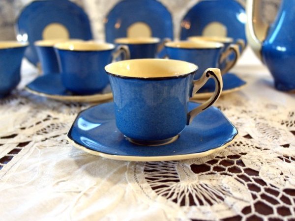 画像2: Wedgwood & Co  ウェッジウッド  デミコーヒーセット (2)