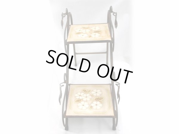 画像2: プラント・スタンド　タイルトップ　 (2)