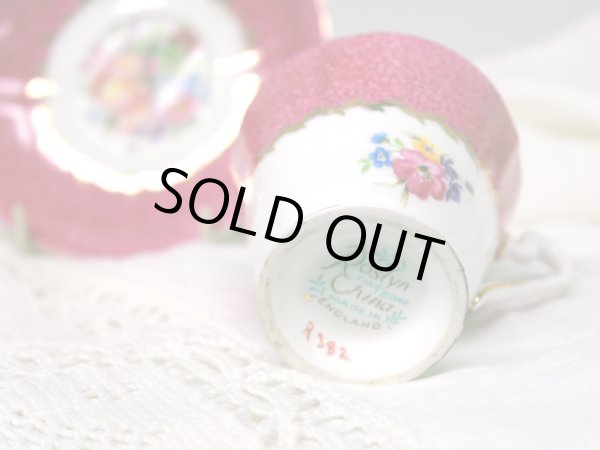 画像3: カップ＆ソーサー　Roslyn China(ローズリンチャイナ)　3客セット (3)