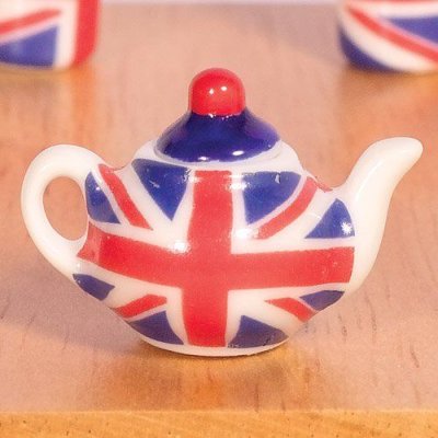 画像1: ユニオンジャック　ティポット