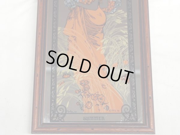 画像5: 額入り　鏡　ミュシャ(アールヌーボー） (5)