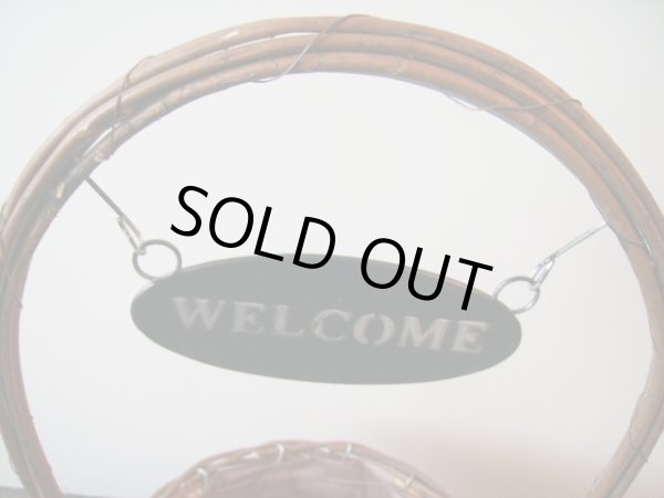 画像2: プランター　WELCOME　プレート付き (2)