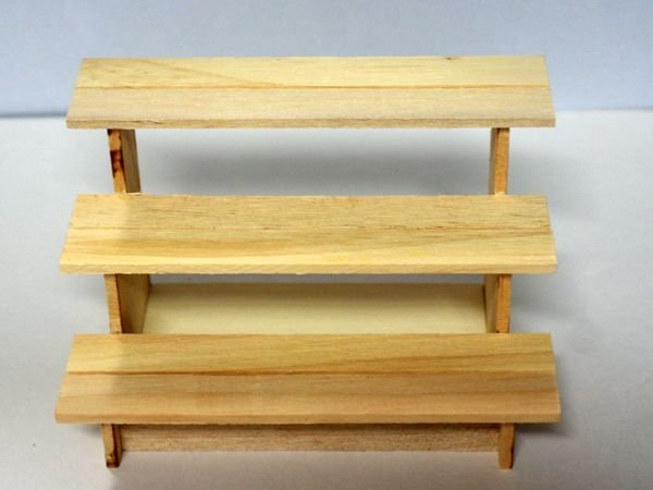 画像2: ディスプレー棚  3段 (2)