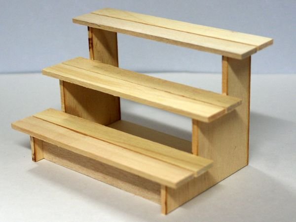 画像3: ディスプレー棚  3段 (3)