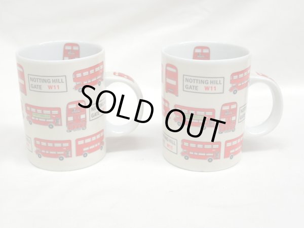 画像3: ロンドンバス　マグカップ　2個セット　箱付き　（１）（２） (3)
