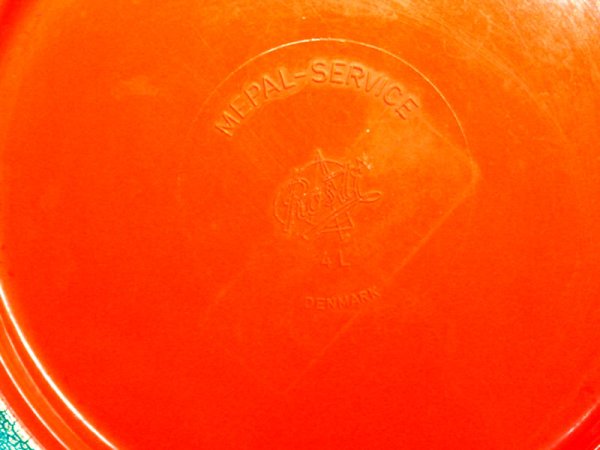 画像5: ビンテージ ボウル ”Mepal-Service Rosti 4L Denmark” オレンジ (5)