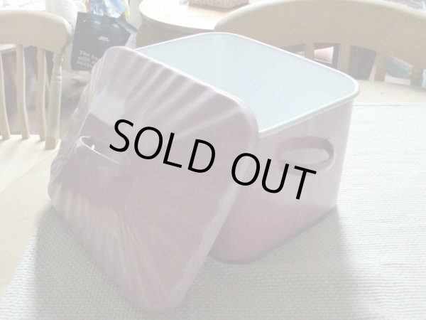 画像4: ホウロウ ケーキ入れ (4)