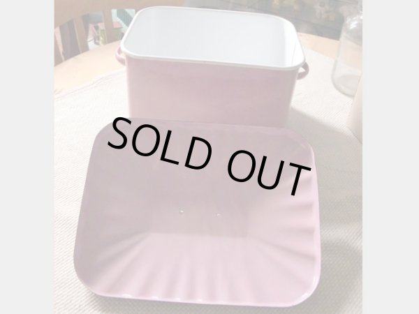 画像5: ホウロウ ケーキ入れ (5)