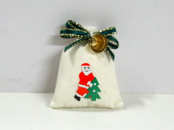 画像4: サンタさんの袋　ベル付き (4)