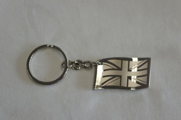 画像3: キーホルダー　ユニオンジャック 　クローム (3)