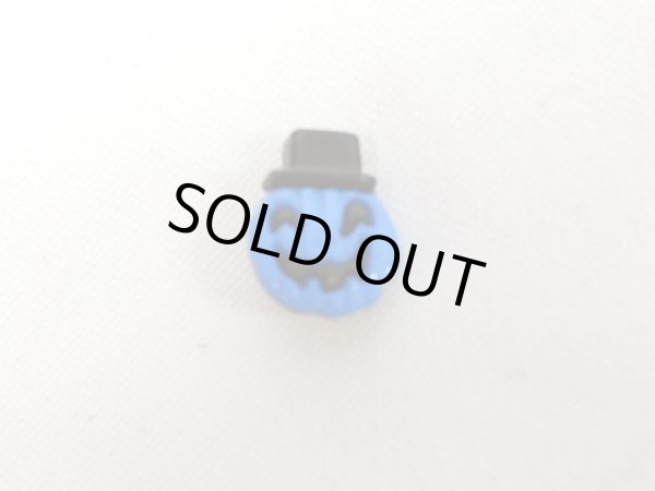 画像2: ボタン　ハロウィン　ブルー　1個 (2)