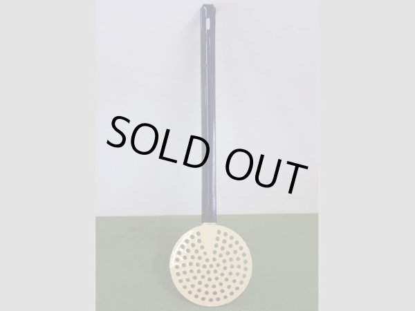 画像3: ホウロウ レードル（穴あき） (3)