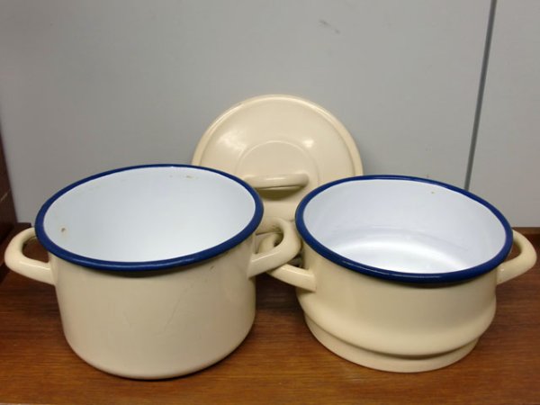 画像3: ホウロウ ダブルボイラー (3)