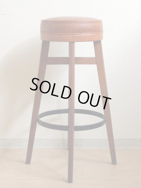 画像2: パブ　カウンター　チェア　(バー　スツール)　１脚 (2)