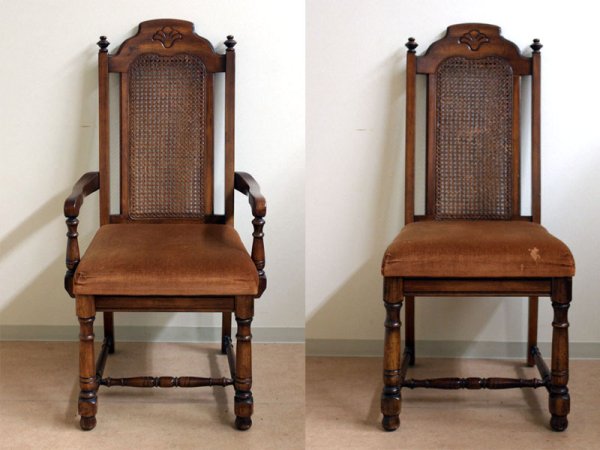 画像4: ダイニング テーブル(伸長式)+チェアー6脚セット (4)