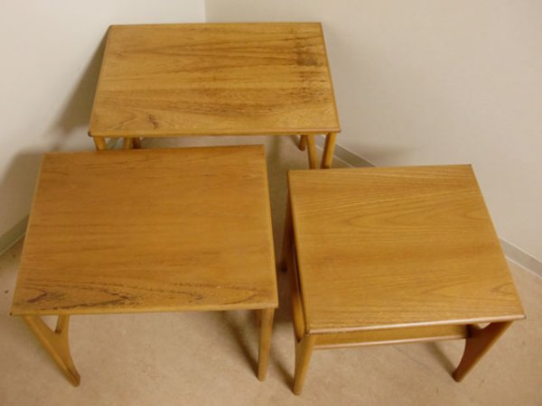 画像4: ミッドセンチュリー ネストテーブル (4)