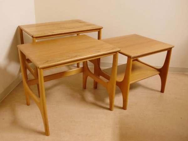 画像3: ミッドセンチュリー ネストテーブル (3)