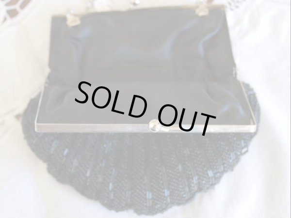 画像3: ビーズ　バッグ　（ブラック） (3)