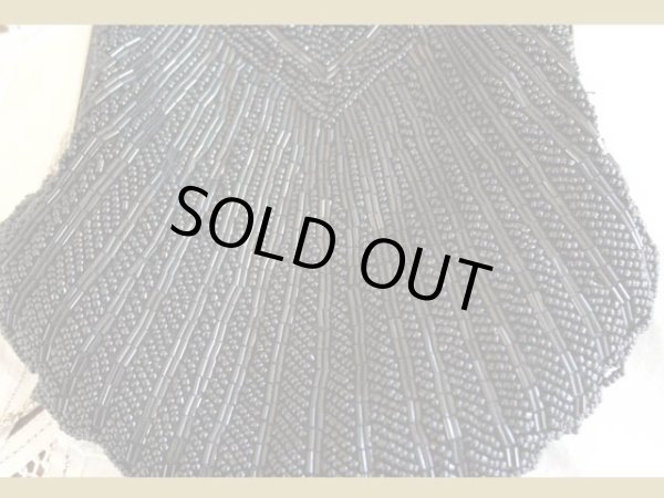 画像5: ビーズ　バッグ　（ブラック） (5)