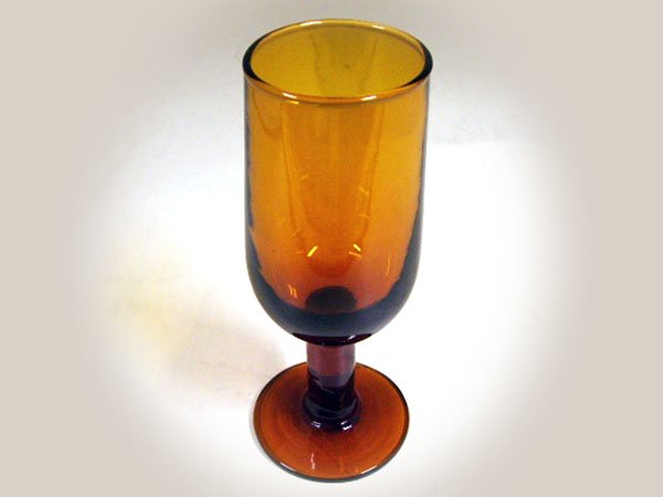 画像4: シェリー　グラス　アンバー　1個 (4)