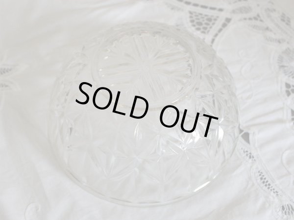 画像5: ビンテージ　カットガラス　フルーツボウル (5)