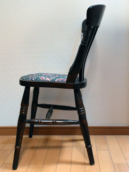 画像3: パブ　チェア　　ローラアシュレイ（LAURA　ASHLEY）の生地で張替え (3)