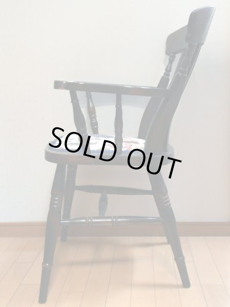 画像3: パブ　アームチェア　　ローラアシュレイ（LAURA　ASHLEY）の生地で張替え (3)