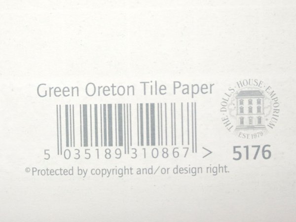 1/12サイズのドールハウス用ミニチュア壁紙　42cm x 60cmです
