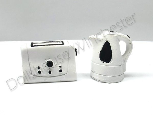 画像1: ケトル＆トースター　(レジン製) (1)