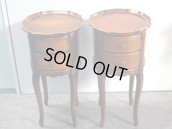 画像2: ベッドサイド・テーブル　ペア (2)