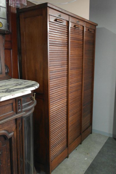 画像2: ロールトップ キャビネット MEUBLES ARBEY AU VIEUX NOYER (2)