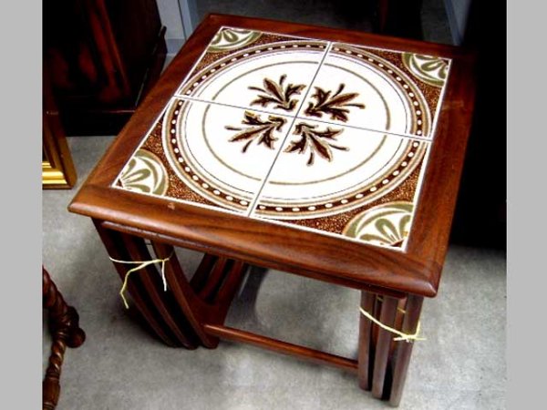 画像4: G-PLAN(ジープラン)ネスト・テーブル(タイル入り) ミッドセンチュリー (4)